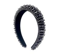 Queen Crown Boho Gorgeous Padded Baroque Headbands Luxury Crystal Hairbands For Women Rhinestone Tiara Bling Hair Accessories Snow Queen Crown(26)