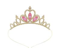 Queen Crowns Blingbling Headband Heart Headwear Glistening Photo Props Halloween Party Headwear Cosplay Accessories