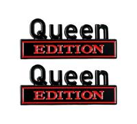 Queen Decals for Cars Pack of 2 3D Metallic Waterproof Films