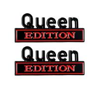 Queen Edition 3D Emblem Sticker | 3D Metal Waterproof Decals - Queen Edition Car Emblem - for Trucks Windscreen Window Door Rear Panel Auto Decor Fridge Business Travel
