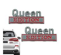 Queen Edition 3D Emblem Sticker - 3D Metal Waterproof Decals | Queen Edition Emblem Sticker - for Trucks SUVs Motorcycle Windscreen Door Rear Panel Fridge Business Travel
