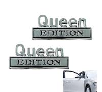 Queen Edition 3D Emblem Sticker - Metal 3D Waterproof Auto Decor - Queen Edition Emblem,for Trucks Windscreen Window Door Rear Panel Auto Decor Fridge Business Travel