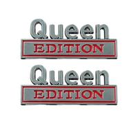 Queen Edition 3D Sticker | Metal 3D Waterproof Auto Decor,Queen Edition Emblem Sticker - for Trucks Windscreen Window Door Rear Panel Auto Decor Fridge Business Travel