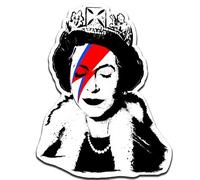 Queen Elisabeth vs Bowie Sticker