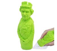 Queen Elizabeth II Commemorative Doll - Royal Collectible Doll, Ornament Figurine, Mini Pencil Eraser Accessory, Historic Souvenir | Suitable For Educational giftss Classroom Reward Student Desk decor