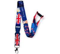 Queen Elizabeth II & Corgi Dog commemorative Collectors Edition Lanyard