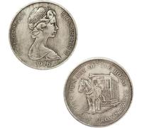 QUEEN ELIZABETH II CROWN COIN, 2022 British Queen Elizabeth II Commemorative, Her Majesty Queen Uncirculated Original Coin
