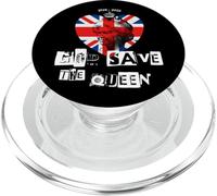 Queen Elizabeth II "God Save the Queen" Punk Memoriam Love PopSockets PopGrip for MagSafe