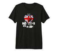 Queen Elizabeth II God Save The Queen Punk Memoriam Love Premium T-Shirt