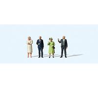 Preiser 13407 Queen Elizabeth II Special Edition Figure Set Painted 1:87 Scale 2