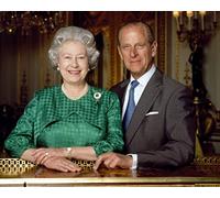 Queen Elizabeth II, Prince Philip 10x8 Photo