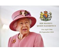 Queen Elizabeth II RIP Remembrance Memorabilia A4 Photo Print