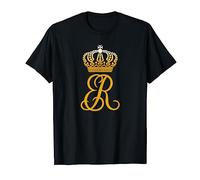 Queen Elizabeth II T-Shirt ER Crown UK Britain Monarch T-Shirt