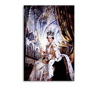 Queen Elizabeth Ii, Victoria 90 Years of Royal Portraits Poster Decorative Painting Canvas Wall Posters And Art Picture Print Modern Family Bedroom Decor Posters 08x12inch(20x30cm)