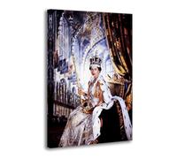 Queen Elizabeth Ii, Victoria 90 Years of Royal Portraits Poster Decorative Painting Canvas Wall Posters And Art Picture Print Modern Family Bedroom Decor Posters 16x24inch(40x60cm)