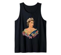 Queen Elizabeth's II British Crown Majesty Queen Elizabeth's Tank Top