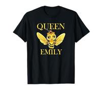 Queen Emily Bee Honeybee Bumblebee Women Girls T-Shirt