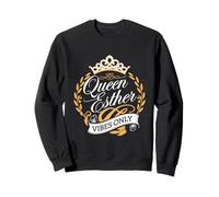 Queen Esther Purim Holiday Hamantaschen Megillah Sweatshirt