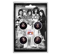 Band Monkey Queen Button Badge Pack Faces (Retail Pack)