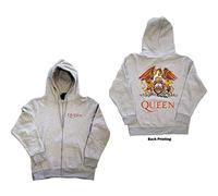 Queen - Felpa # Xxxl Unisex Grey # Classic Crest