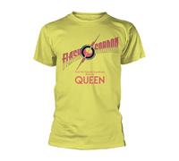 Queen Flash Gordon Official Tee T-Shirt Mens Unisex (Large) Yellow