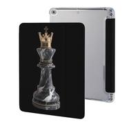 Queen for Chess Funny Tablet Cases Pen Holder Trifold Stand Protective Cover Compatible with iPad Series