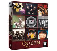 Queen Forever 1000 Piece Jigsaw Puzzle | Collectible Puzzle Featuring Queen Discography & Album Covers | Officially Licensed Queen Merchandise