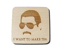 QUEEN FREDDIE MERCURY COASTER DRINK MAT ENGRAVED PRESENT GIFT (Sunglasses BEECH)