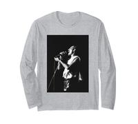 Queen Freddie Mercury Singing Live NEC Arena The Works Tour Long Sleeve T-Shirt