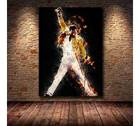 Queen Freddie Mercury Wall Art Bohemian Rhapsody Canvas Painting Posters And Prints Pictures Abstract Pictures Decorative Home Decor 40x60cm Unframed