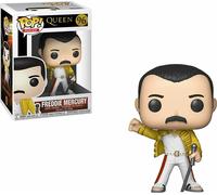 QUEEN FREDDIE MERCURY WEMBLEY 1986 3.75" POP ROCKS VINYL FIGURE FUNKO 96