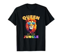 Queen Glass Pretty Lion OF THE JUNGLE T-Shirt