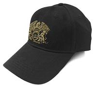 Queen 'Gold Classic Crest' (Black) Snapback Cap