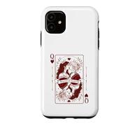 Queen Hearts Lesbian Pride Design | LGBTQ Gothic Romance Case for iPhone 11
