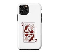 Queen Hearts Lesbian Pride Design | LGBTQ Gothic Romance Case for iPhone 11 Pro