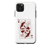 Queen Hearts Lesbian Pride Design | LGBTQ Gothic Romance Case for iPhone 11 Pro Max