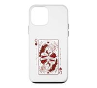 Queen Hearts Lesbian Pride Design | LGBTQ Gothic Romance Case for iPhone 12 mini