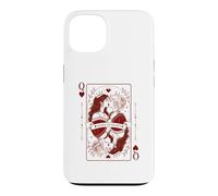 Queen Hearts Lesbian Pride Design | LGBTQ Gothic Romance Case for iPhone 13