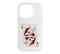 Queen Hearts Lesbian Pride Design | LGBTQ Gothic Romance Case for iPhone 14 Pro