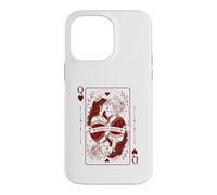 Queen Hearts Lesbian Pride Design | LGBTQ Gothic Romance Case for iPhone 14 Pro Max
