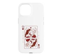 Queen Hearts Lesbian Pride Design | LGBTQ Gothic Romance Case for iPhone 15