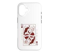 Queen Hearts Lesbian Pride Design | LGBTQ Gothic Romance Case for iPhone 16