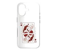 Queen Hearts Lesbian Pride Design | LGBTQ Gothic Romance Case for iPhone 17