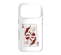 Queen Hearts Lesbian Pride Design | LGBTQ Gothic Romance Case for iPhone 17 Pro