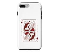 Queen Hearts Lesbian Pride Design | LGBTQ Gothic Romance Case for iPhone 7 Plus/8 Plus