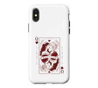 Queen Hearts Lesbian Pride Design | LGBTQ Gothic Romance Case for iPhone X/XS