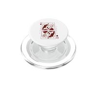 Queen Hearts Lesbian Pride Design | LGBTQ Gothic Romance PopSockets PopGrip for MagSafe