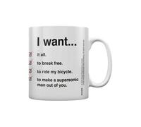 Queen I Want Checklist Mug White (One Size)