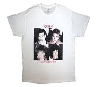 Queen I Want To Break Free T-Shirt in White | Size: Large Queen White L