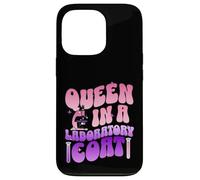 Queen in a Lab Coat STEM Groovy Medical Technologist Case for iPhone 13 Pro